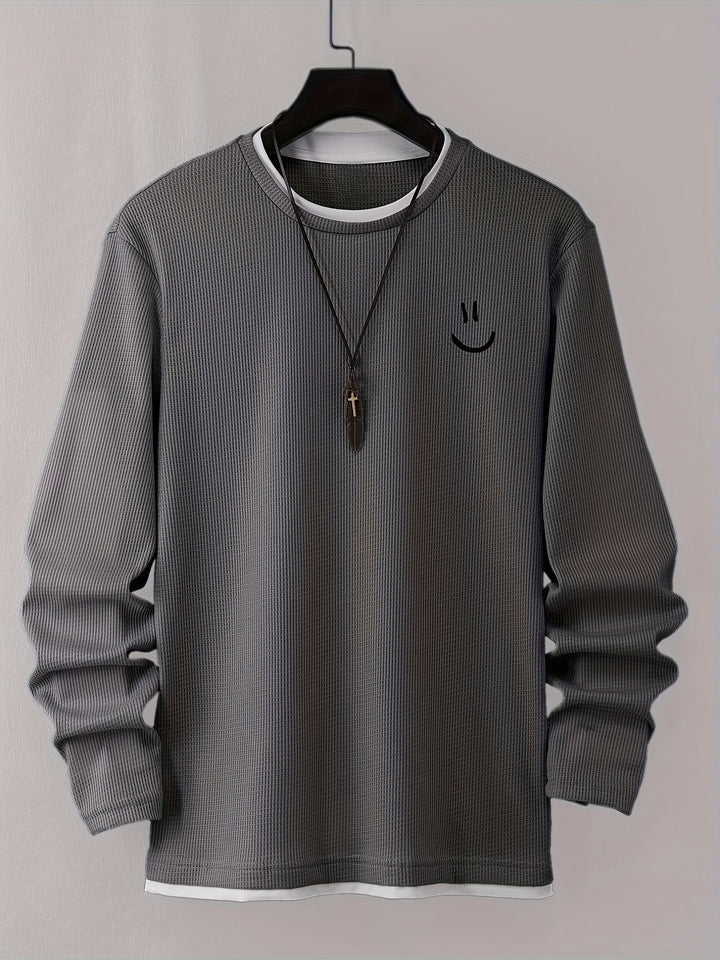 Desmond - Camisa De Manga Larga Con Estampado Facial