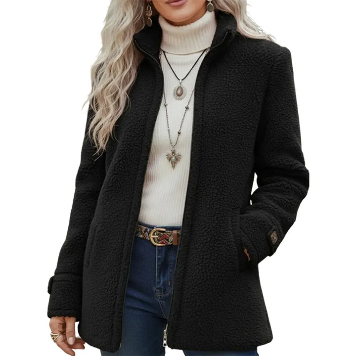 Elanne - Chaqueta Informal Con Cuello Alto