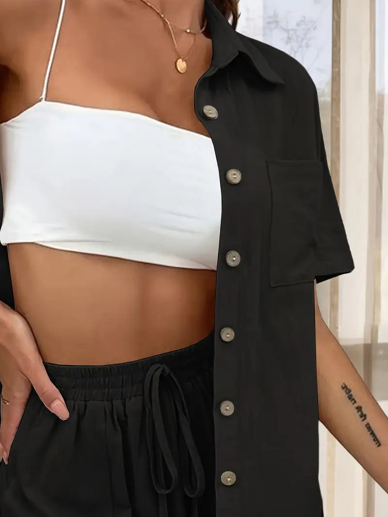 Fani - Elegante Conjunto De Verano De Dos Piezas