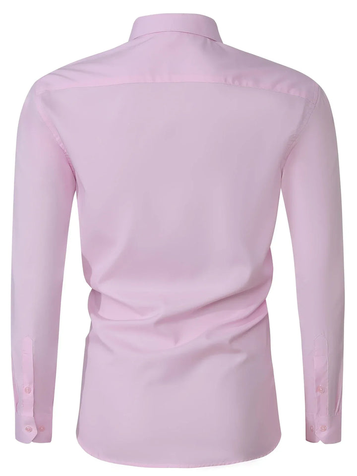 Byron - Elegante Camisa De Manga Larga Con Btones