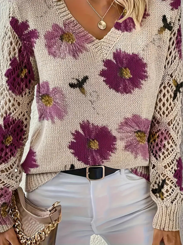 Tatyana - Elegante Cárdigan Con Cuello En V