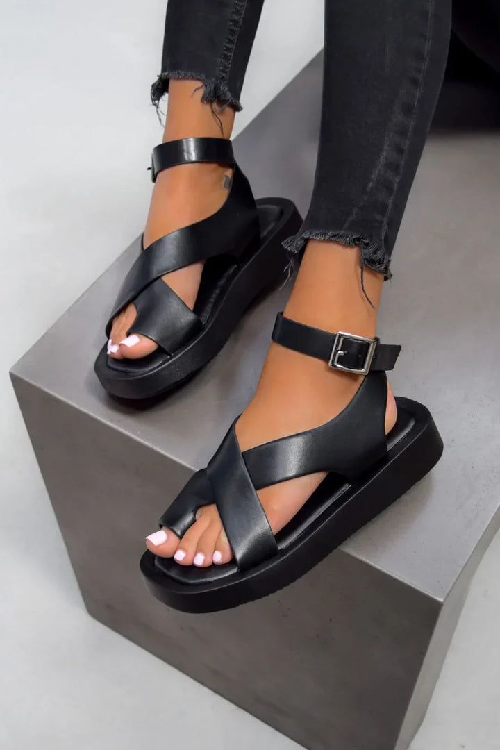 Afrozeh - Sandalias Gladiador Gruesas