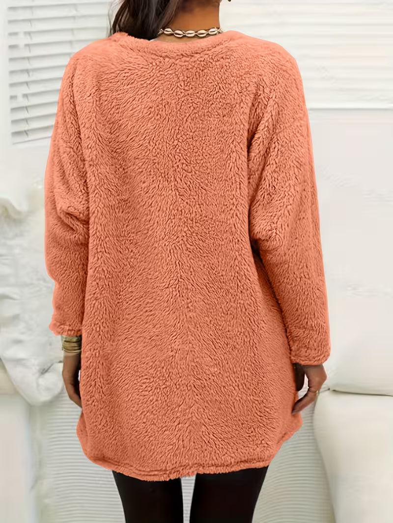 Zibija - Sudadera De Forro Polar Con Estampado De Diente De León