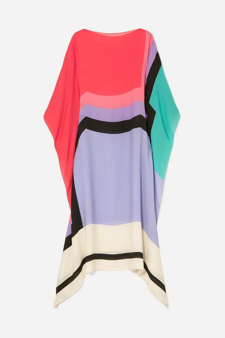 Shraddha - Vestido Patchwork Con Estampado De Rayas