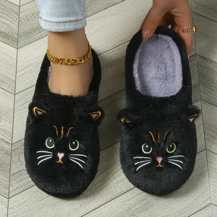 Pheline - Zapatillas Con Bonito Estampado De Gatos