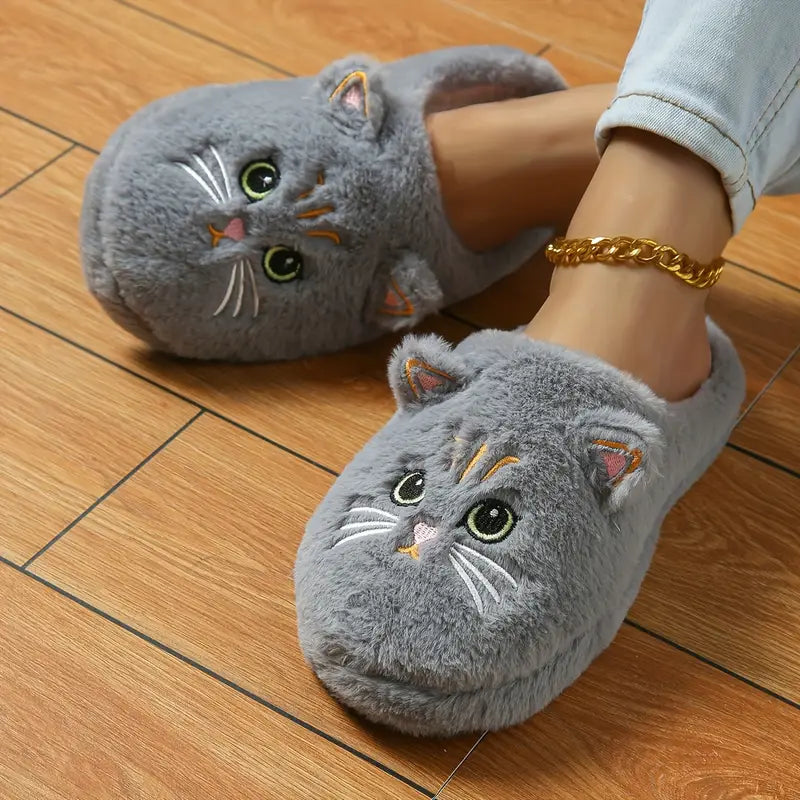 Pheline - Zapatillas Con Bonito Estampado De Gatos