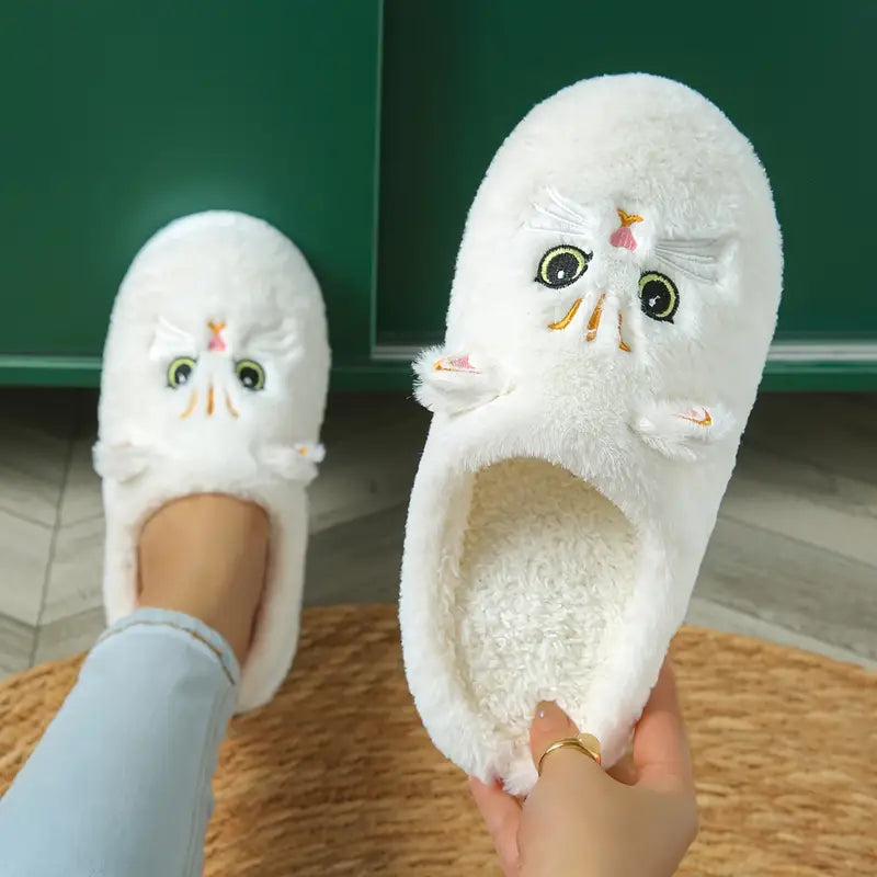 Pheline - Zapatillas Con Bonito Estampado De Gatos