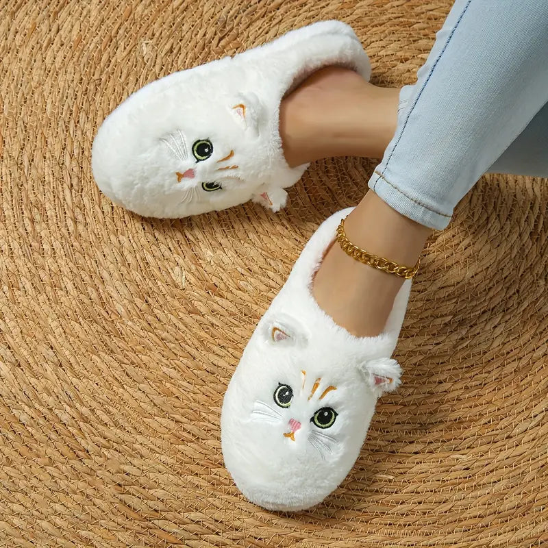 Pheline - Zapatillas Con Bonito Estampado De Gatos