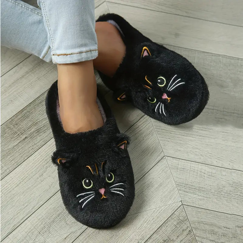 Pheline - Zapatillas Con Bonito Estampado De Gatos