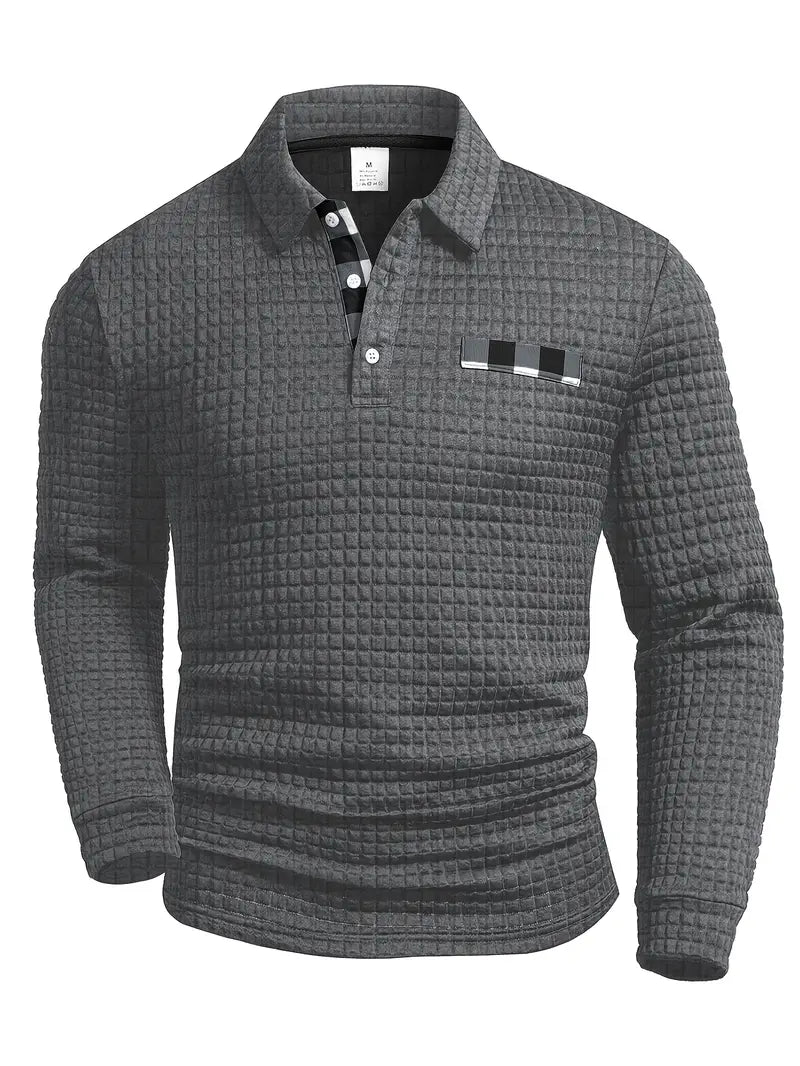 Hughes - Camisa Informal De Punto Grueso Con Botones