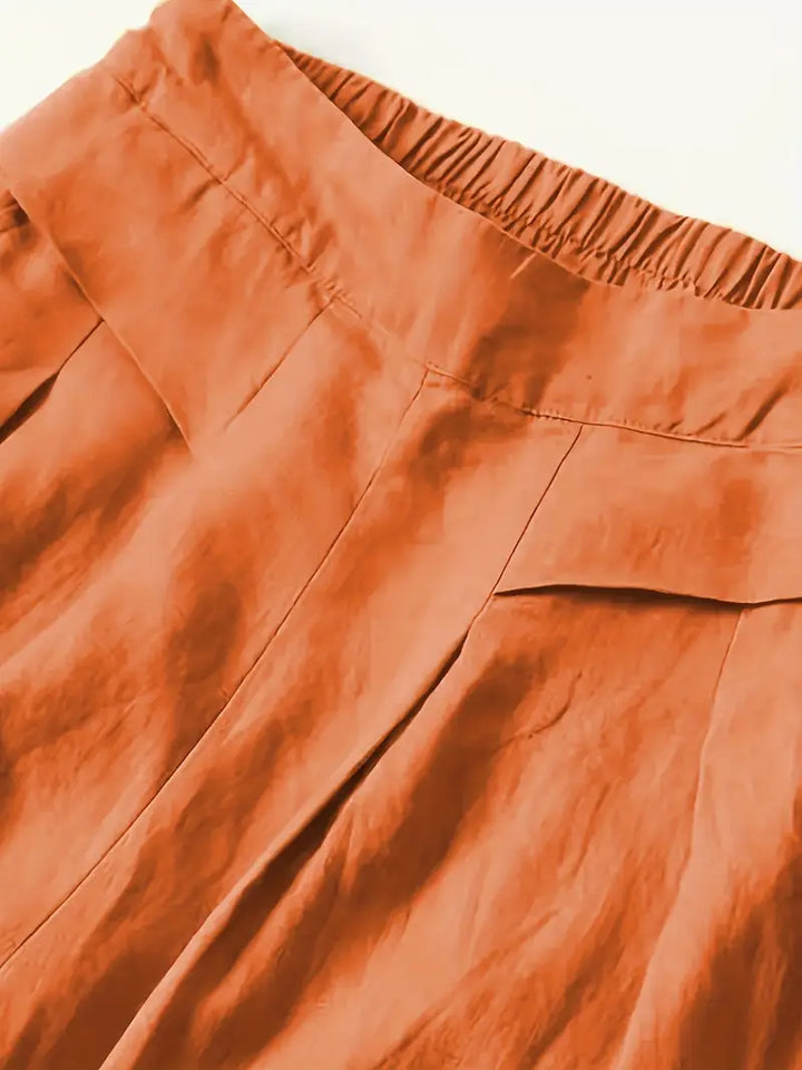 Anina - Pantalón Ancho De Lino