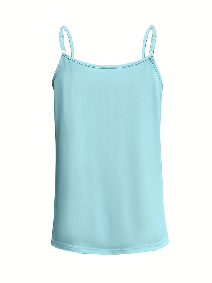 Juna - Elegante Sin Mangas Enlace Top Con Cuello En V