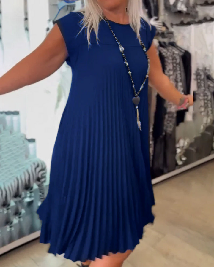 Shihua - Vestido Plisado De Moda
