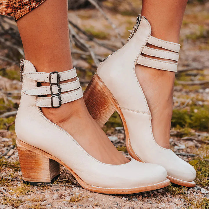 Steffie - Tacones Altos De Madera