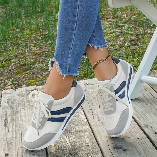 Adina - Cómodas Zapatillas Con Cordones