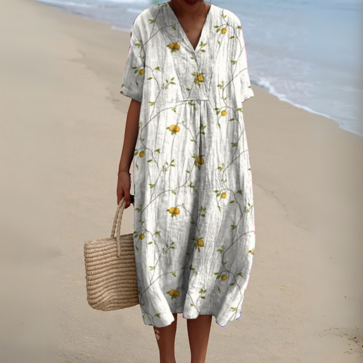 Lora - Vestido De Verano Floral Colorido
