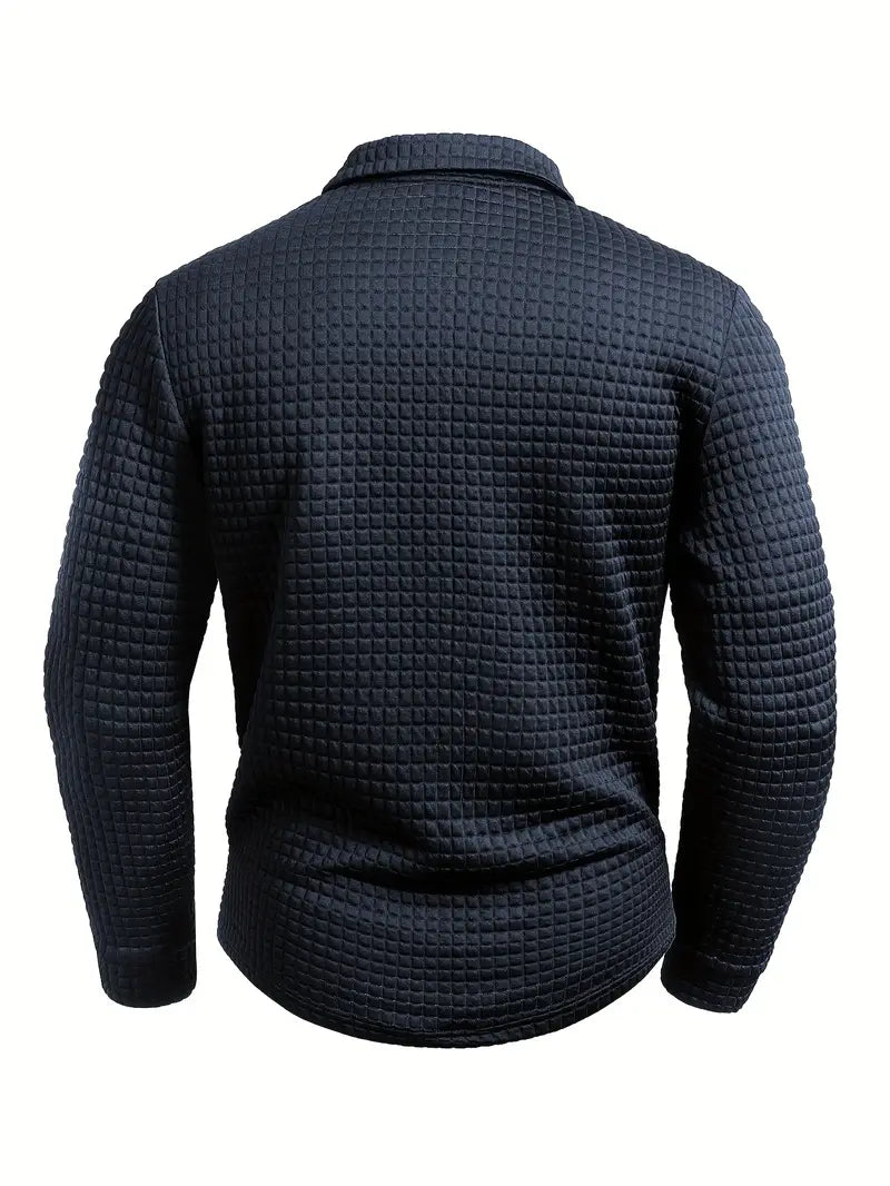 Hughes - Camisa Informal De Punto Grueso Con Botones