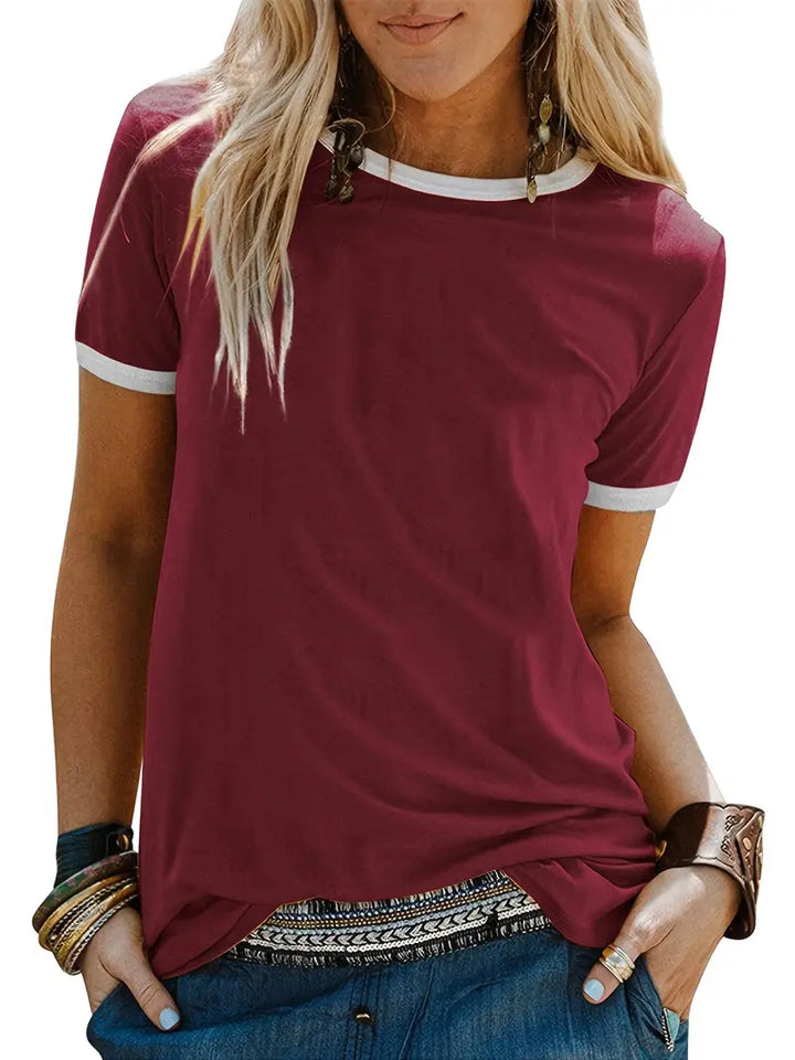Kisara - Camiseta Informal De Manga Corta