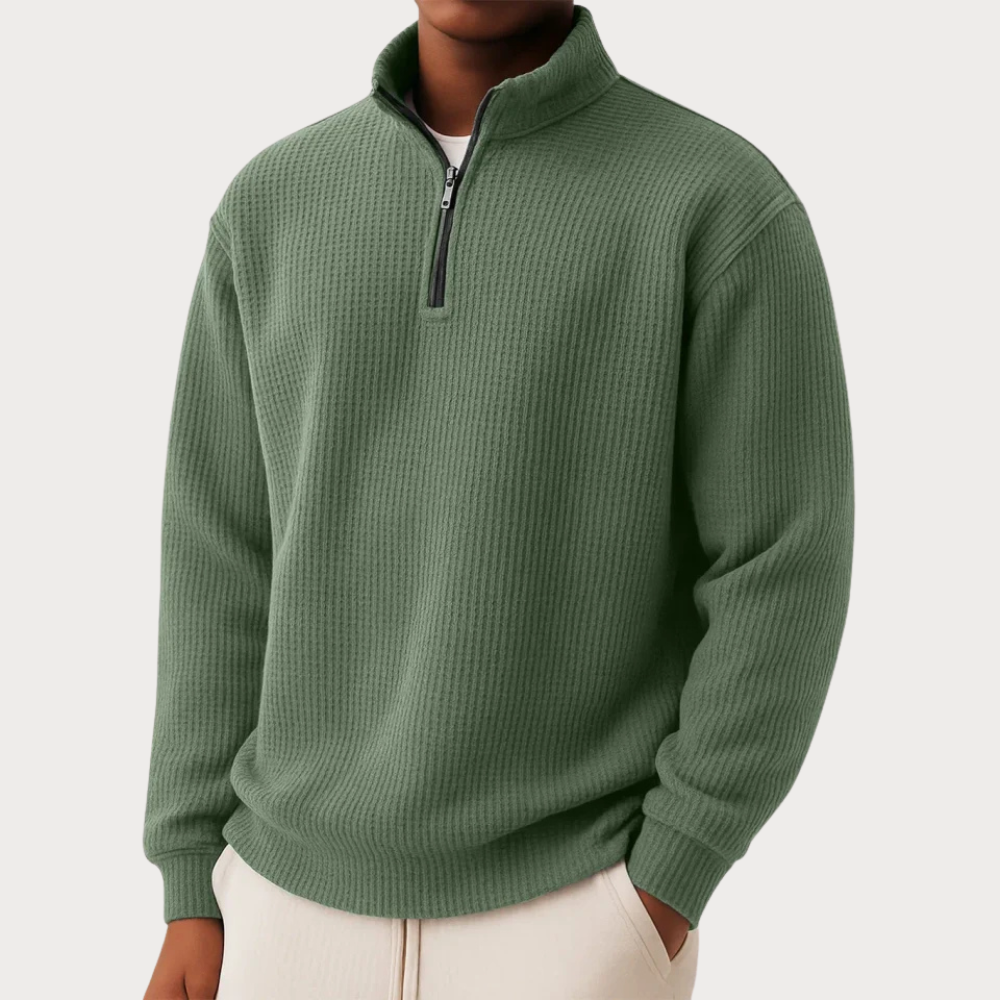 Shachar - Jersey Informal Con Cremallera