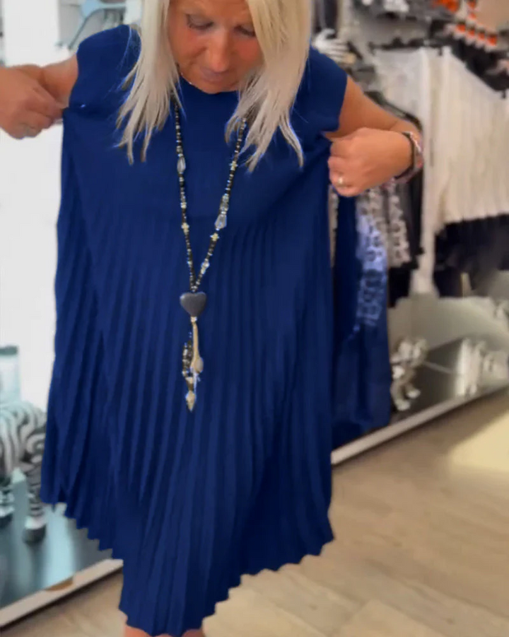 Shihua - Vestido Plisado De Moda