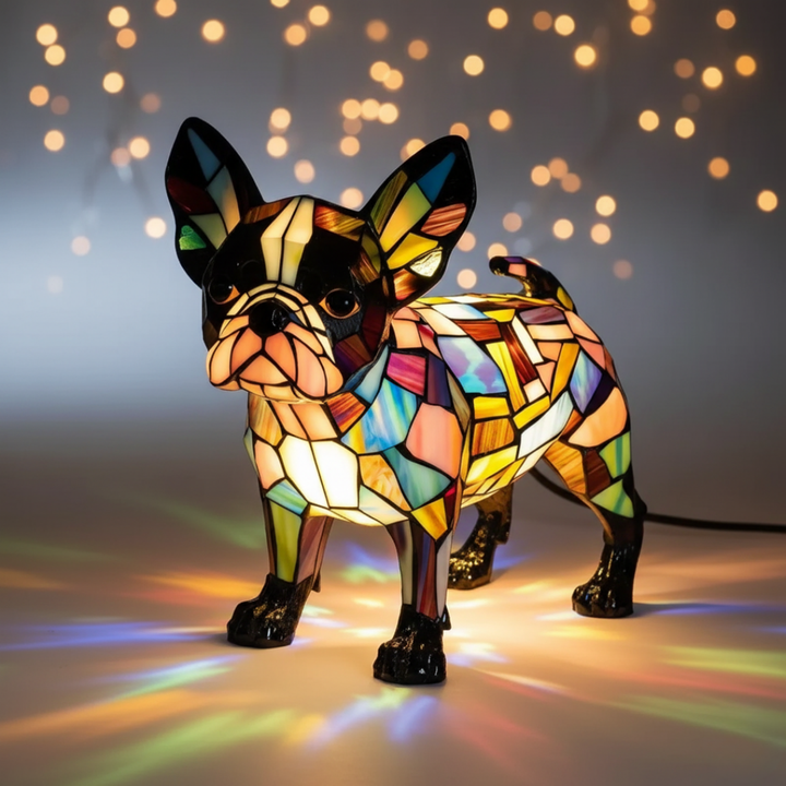 PawLamp - Una Lámpara de mesa única y Artística con Forma de Perro