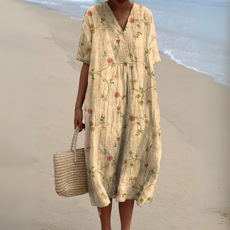 Lora - Vestido De Verano Floral Colorido