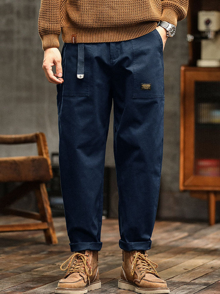 Rasmus - Elegante Pantalón Cargo Con Bolsillos