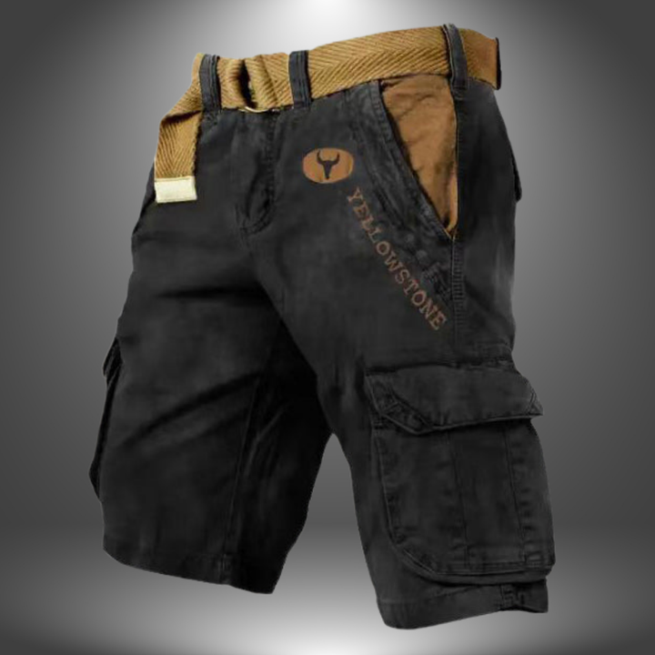 Zakhar - Pantalones Cortos Tipo Cargo Hechos a Mano