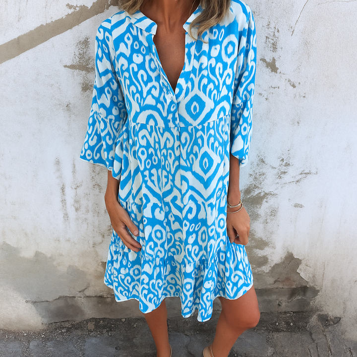 Shaffer - Elegante Vestido Con Cuello En V