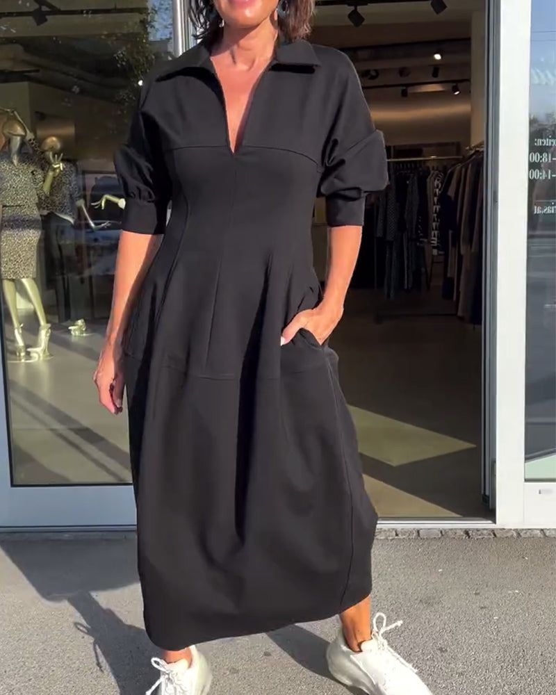 Lunya - Vestido Holgado Elegante