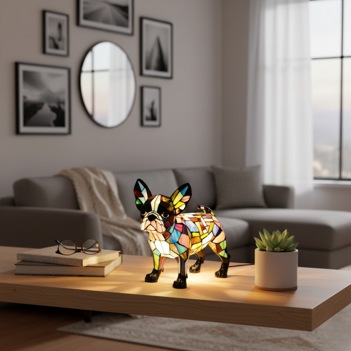 PawLamp - Una Lámpara de mesa única y Artística con Forma de Perro