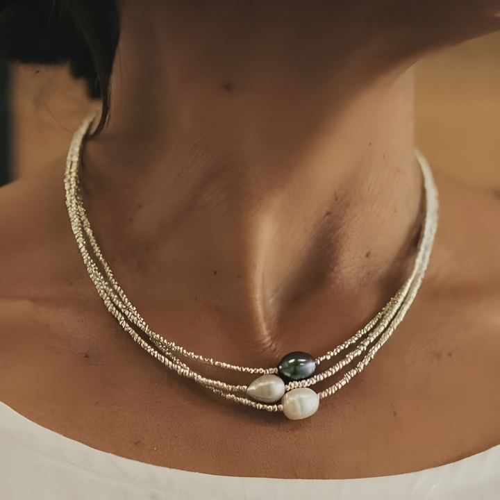 Anda - Collar Con Perlas Vintage