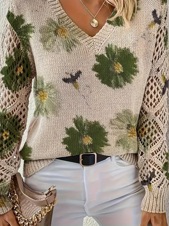 Tatyana - Elegante Cárdigan Con Cuello En V