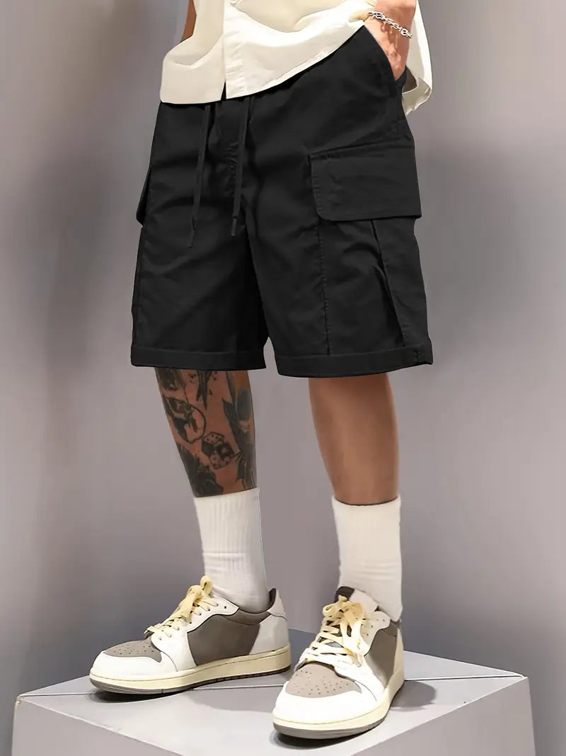 Detlev - Pantalones Cortos Elegantes Y Holgados