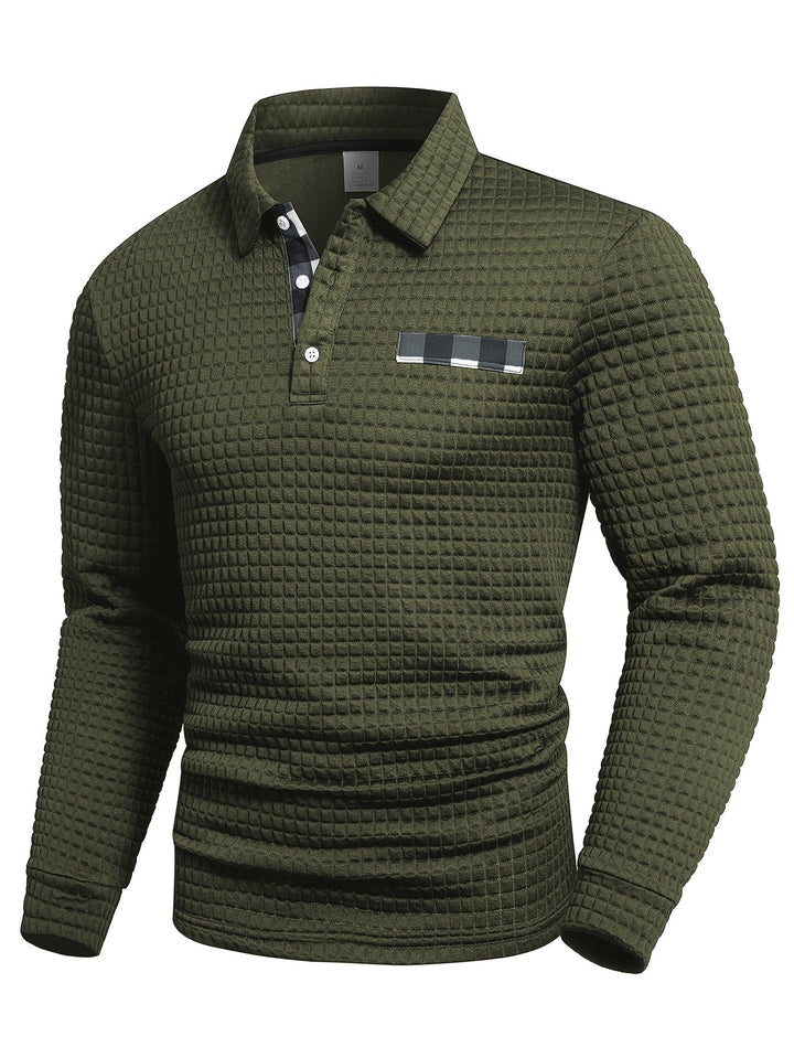 Juergen - Camisa Informal De Manga Larga Con Botones
