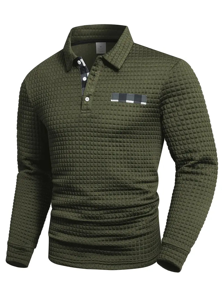 Hughes - Camisa Informal De Punto Grueso Con Botones