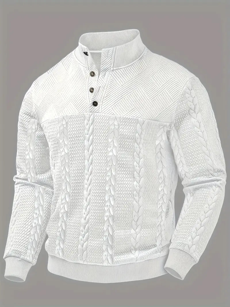 Dawson - Jersey Henley De Manga Larga Con Rayas
