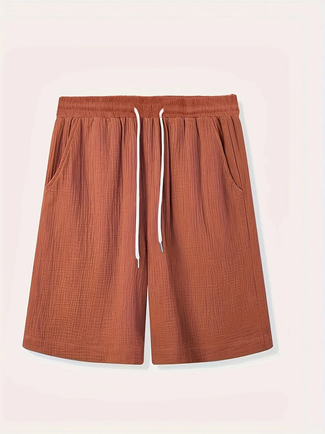 Bancroft - Elegantes Pantalones Cortos Holgados Con Bolsillos
