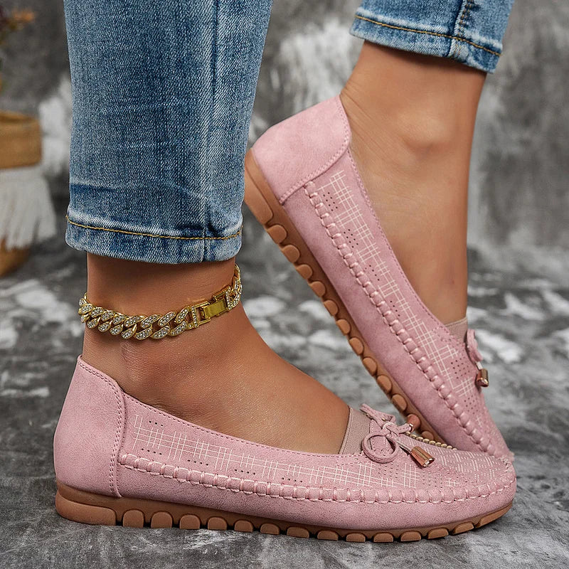 Rofia - Mocasines Casuales Antideslizantes De Cuero