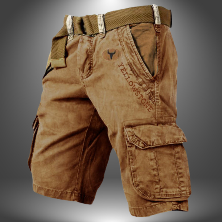Zakhar - Pantalones Cortos Tipo Cargo Hechos a Mano