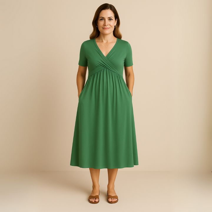 Bridgett - Vestido De Manga Corta