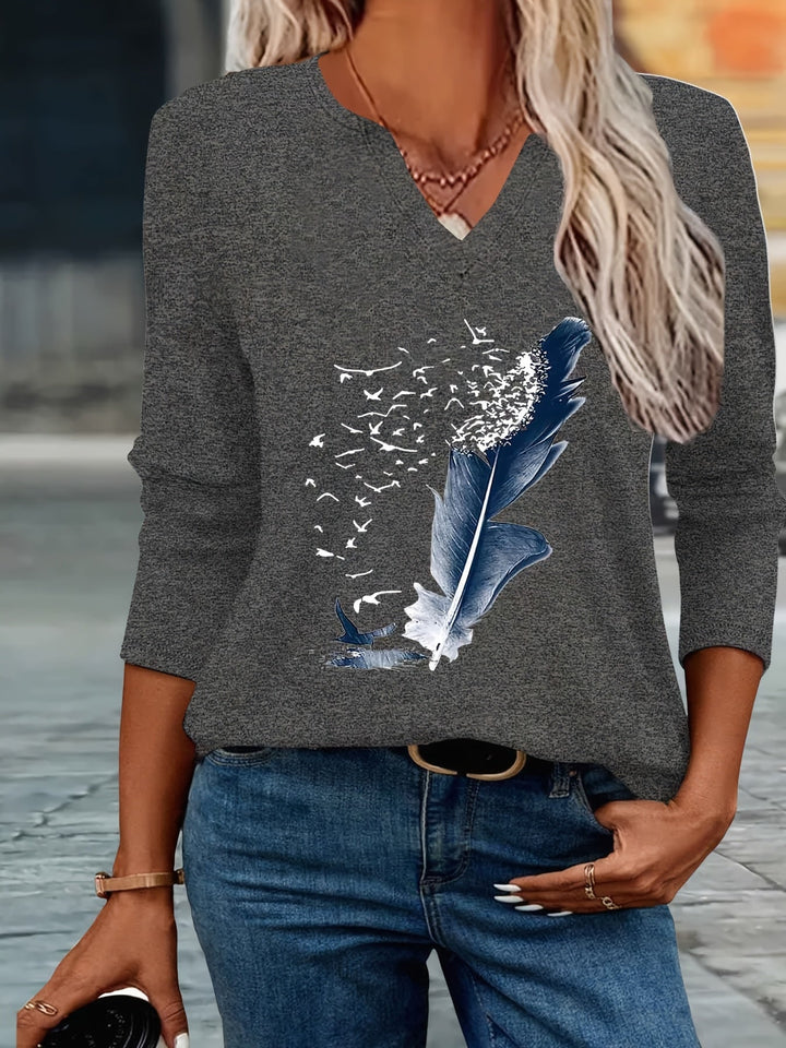 Amandine - Camisa De Verano Con Cuello en V a La Última