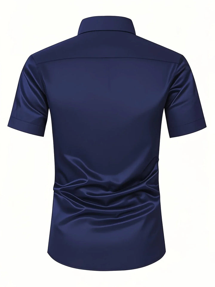 Ezra - Elegante Camisa Entallada Con Botones