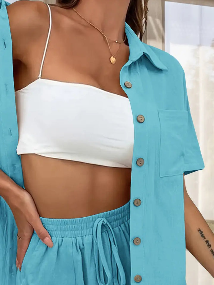 Fani - Elegante Conjunto De Verano De Dos Piezas