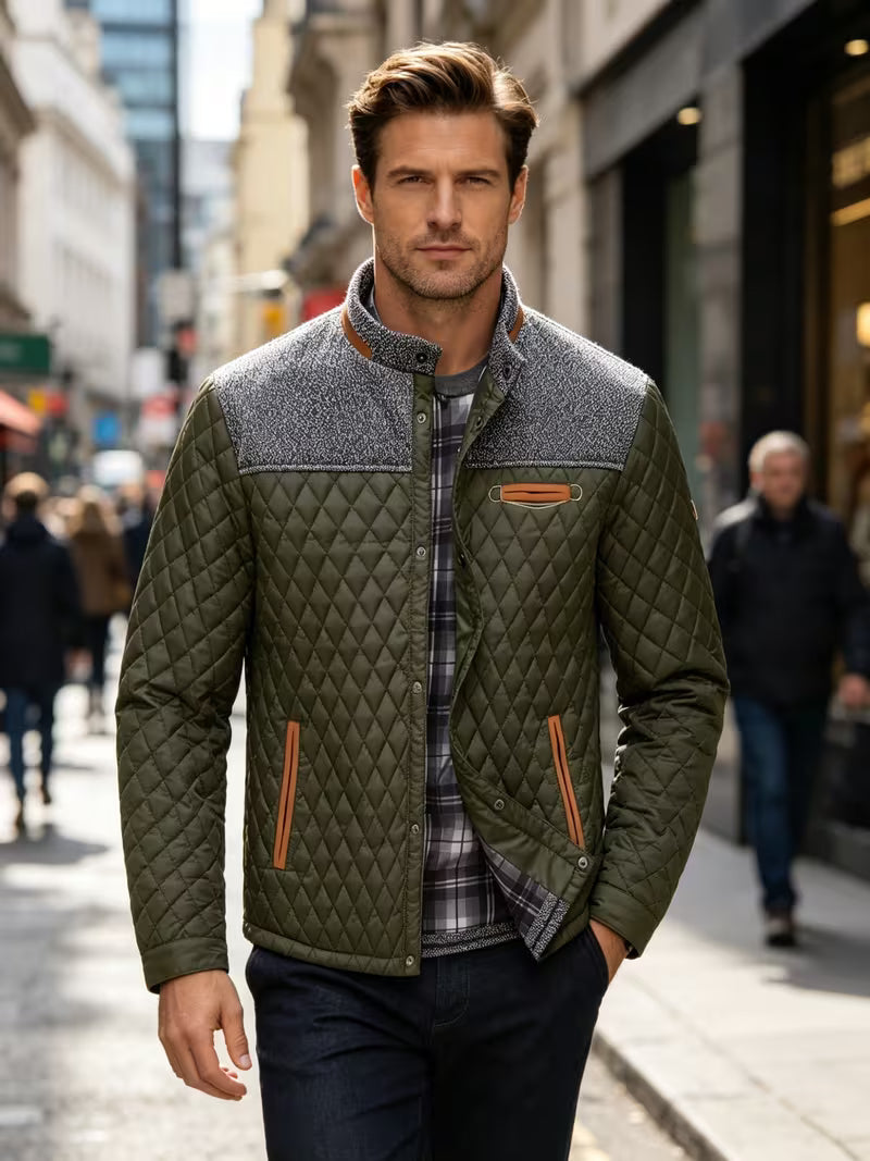 Stetson - Chaqueta Acolchada Con Diseño De Rombos