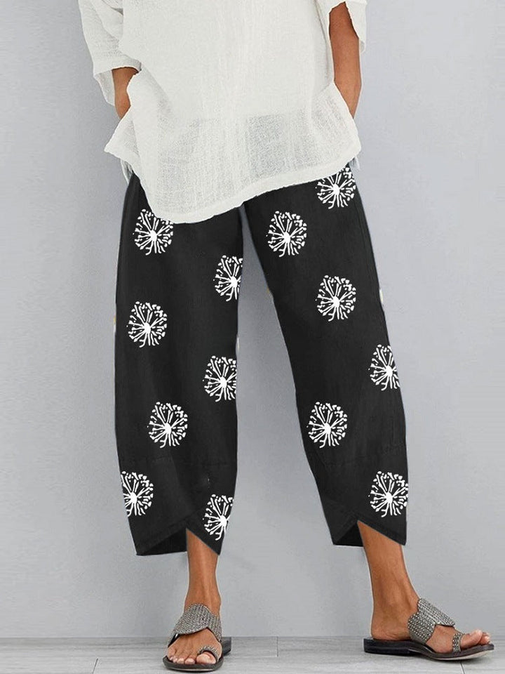 Jolissa - Pantalones Cortos Con Estampado De Diente De León