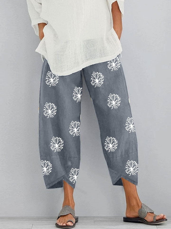Jolissa - Pantalones Cortos Con Estampado De Diente De León