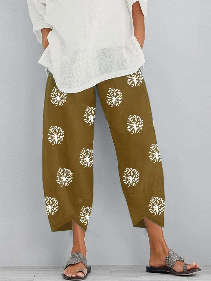 Jolissa - Pantalones Cortos Con Estampado De Diente De León