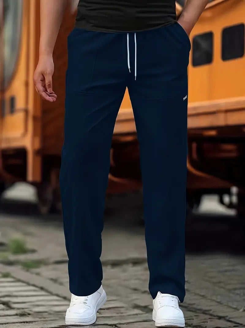 Travys - Pantalones Deportivos Informales Con Bolsillos