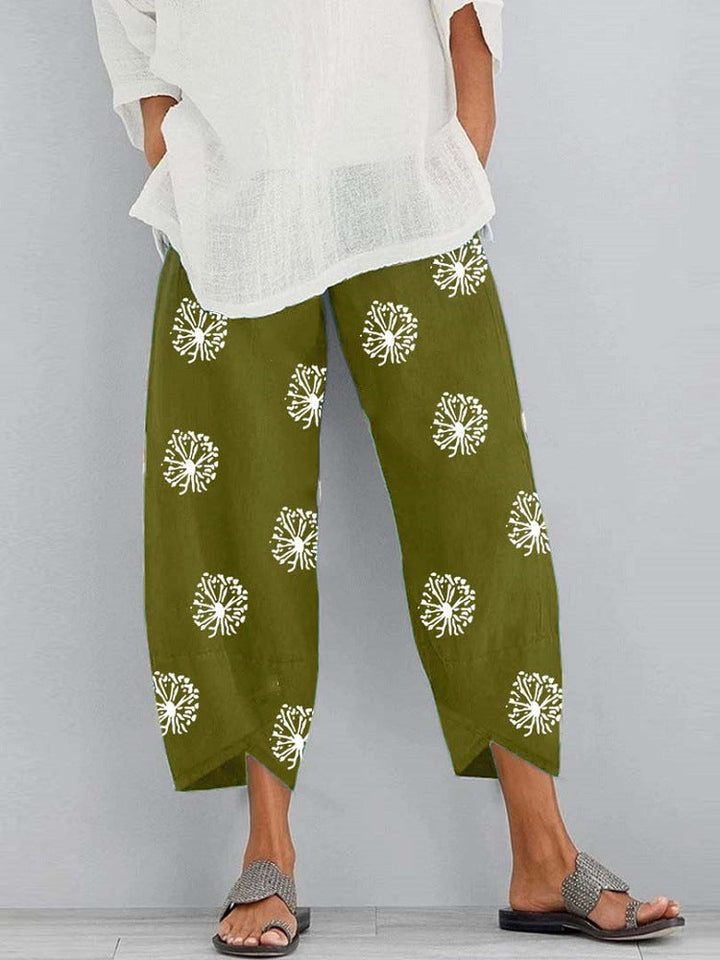 Jolissa - Pantalones Cortos Con Estampado De Diente De León